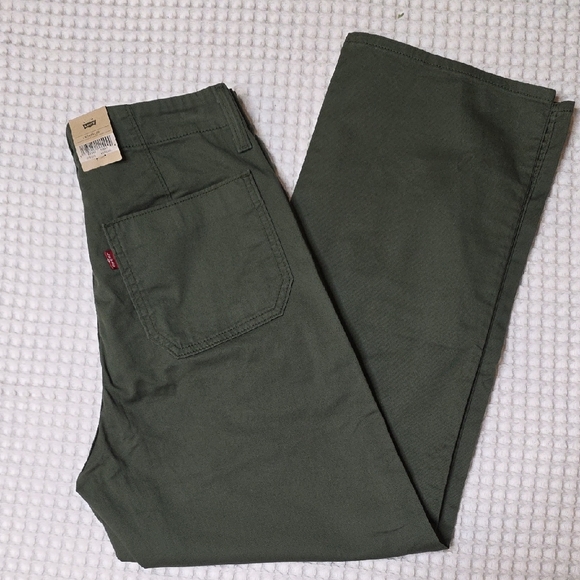 Levi's Women's Olive Green Straight Leg Utility  Pants 29 - Picture 12 of 12